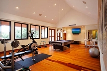 Fitness and game room